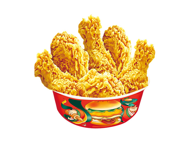 麦辣翅根桶